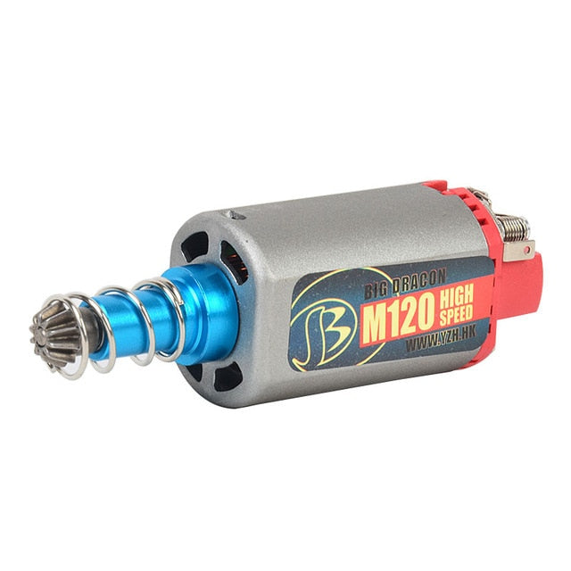 Big Dragon M120/140/160 High Torque/ High Speed Motor AEG/ EBB Motor Long/ Short sharft for Airsoft gelsoft gel blaster